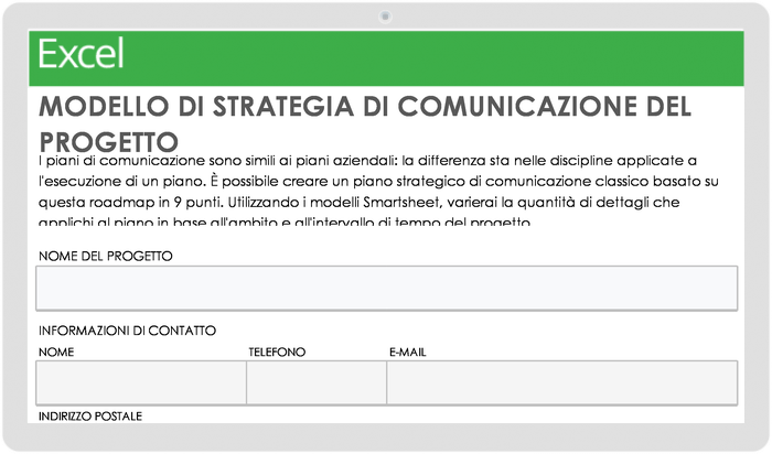 Strategia di comunicazione del progetto