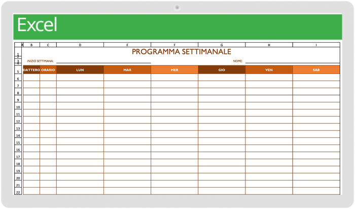  Temp_Work Orario da LUN a SAB con modello di NOTE